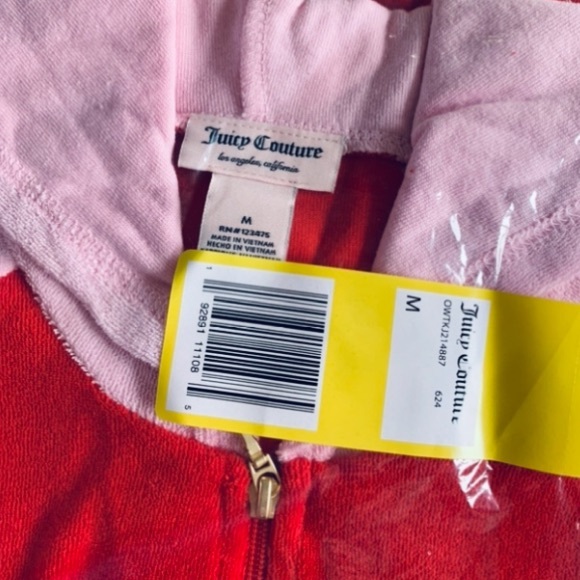 NWT Juicy Couture Microterry Logo Jacket | Sizes: M & L - Picture 5 of 10